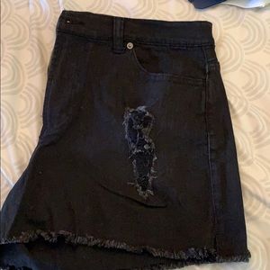 Forever 21 Distressed Denim Shorts